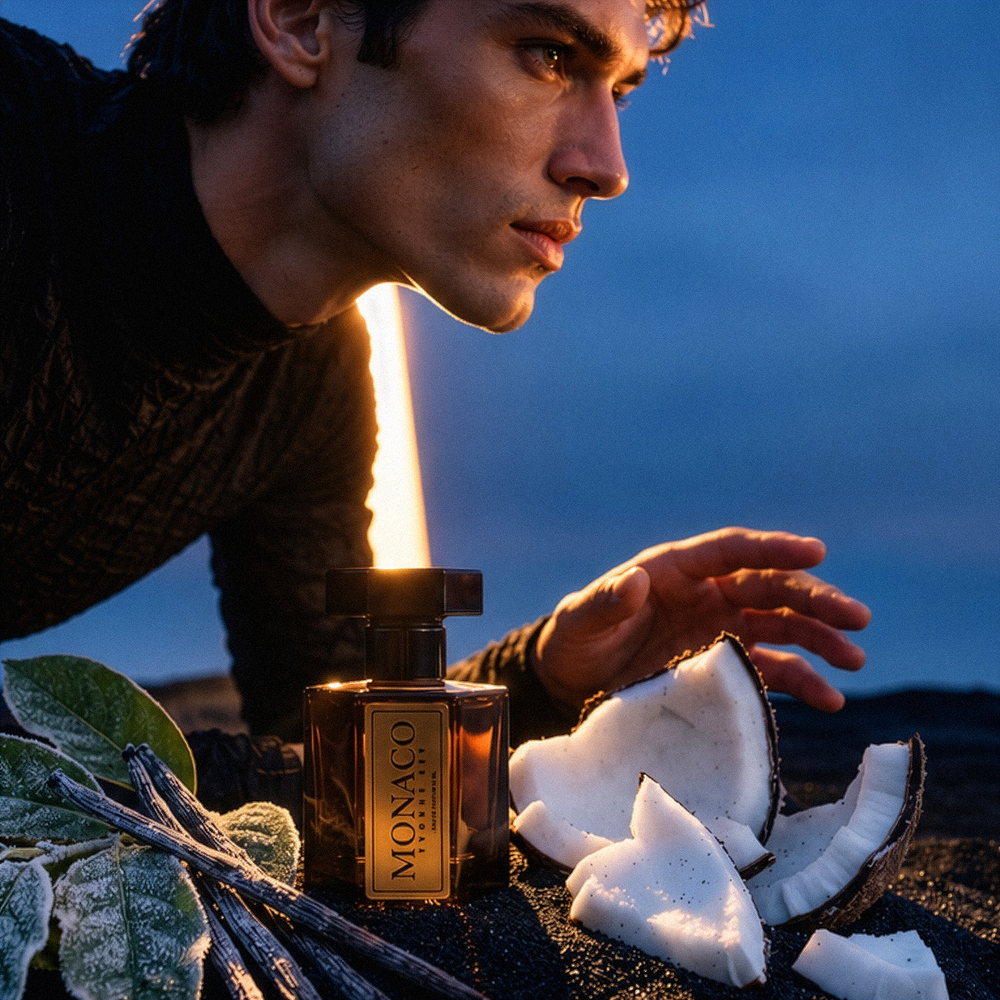 MONACO perfume luxury detail